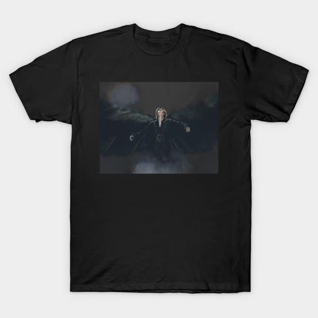 The Black Swan T-Shirt by yelhsa art